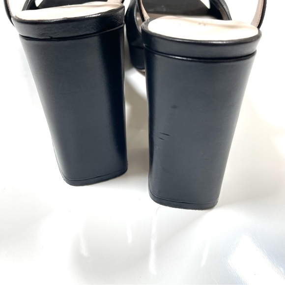 27 EDIT Naturalizer Jennice Platform Sandal Size 9 in Black - Picture 9 of 14